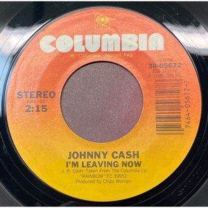 Johnny Cash I'm Leaving Now / Easy Street 45 Country VG+ Columbia 38-05672